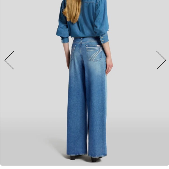 7 For All Mankind Zoey super wide leg